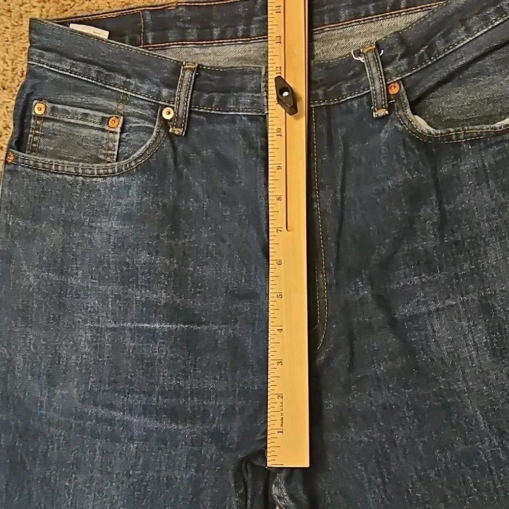 Levis 550 Jeans Mens 38x36‎ Blue Regular Fit Straight Leg Pockets Casual Denim